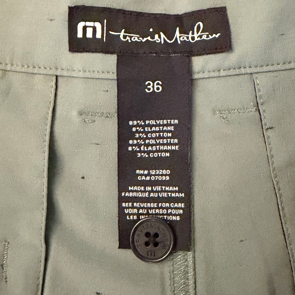Travis Mathew Speckled Green Shorts - Picture 6 of 8